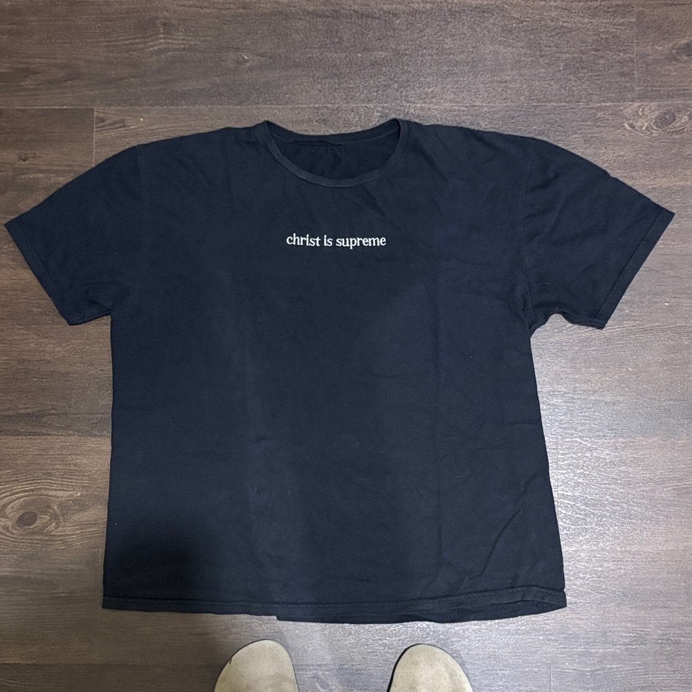 “Christ is Supreme” black shirt
